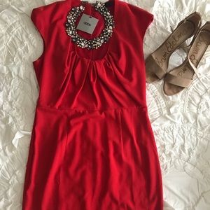 NWT! Brand New Red ASOS Cocktail Dress 10